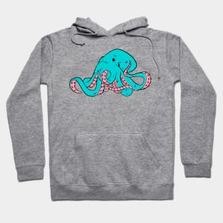 Turquiose Octopus Hoodie